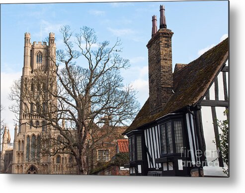 Anglia Metal Print featuring the photograph Old English House by Andrew Michael