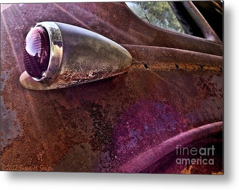 Automobile Metal Print featuring the photograph Old into Gold by Susan Smith