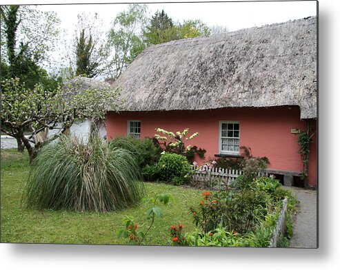 Old Irish Cottage Metal Print featuring the photograph Old Irish Cottage by Christiane Schulze Art And Photography