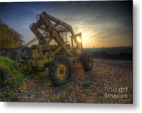 Art Metal Print featuring the photograph Oldskool Forklift by Yhun Suarez