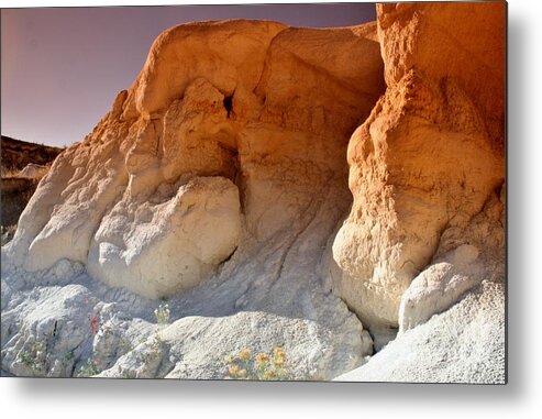 Sunrise Metal Print featuring the photograph Paint Mines by Ellen Heaverlo