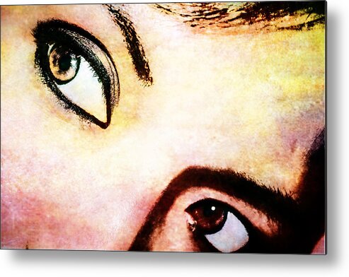 Eyes Metal Print featuring the photograph Passionate Eyes by Ester McGuire