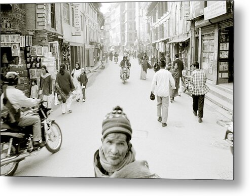 Individuality Metal Print featuring the photograph Life In Patan In Kathmandu by Shaun Higson
