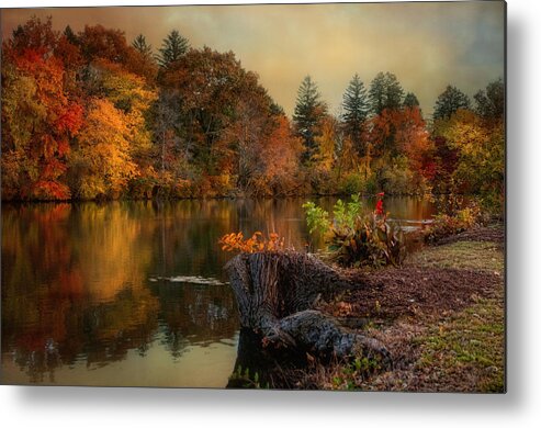 Autumn Metal Print featuring the photograph Peak Performance by Robin-Lee Vieira