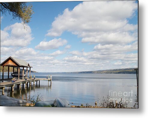 Seneca Lake Metal Print featuring the photograph Resting Waters by William Norton