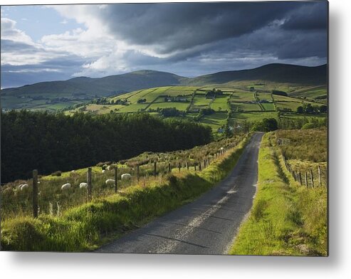 Mountain Metal Print featuring the photograph Road Through Glenelly Valley, County by Gareth McCormack