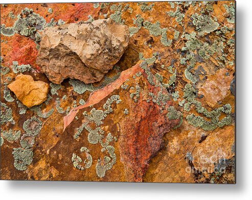 Sanstone Metal Print featuring the photograph Rock Abstract III by Barbara Schultheis