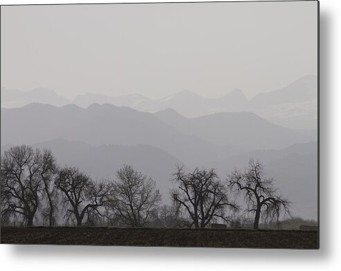 Hazy Metal Print featuring the photograph Rocky Mountain Haze by James BO Insogna