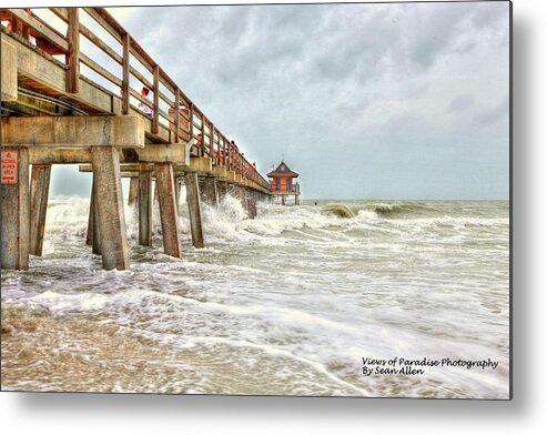 Naples Metal Print featuring the photograph Rough Water by Sean Allen