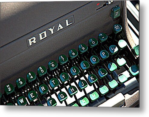 Typewriter Metal Print featuring the photograph Royal Find by Bruce Carpenter