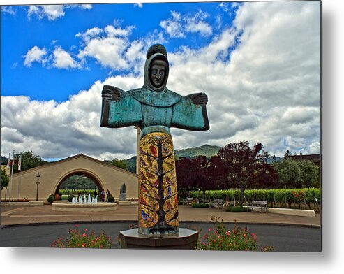 Saint Francis Metal Print featuring the photograph Saint Francis of Assisi by Randy Wehner