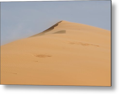 Coral Pink Sand Dunes Metal Print featuring the photograph Sand Dune by Heather Applegate