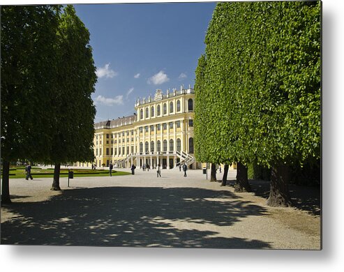 Schonbrunn Palace Metal Print featuring the photograph Schonbrunn Palace Vienna Austria by Jon Berghoff