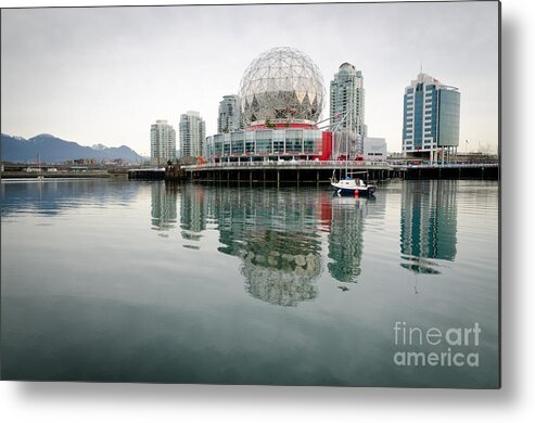 False Creek Metal Print featuring the photograph SCIENCE WORLD telus world of science vancouver bc canada by Andy Smy