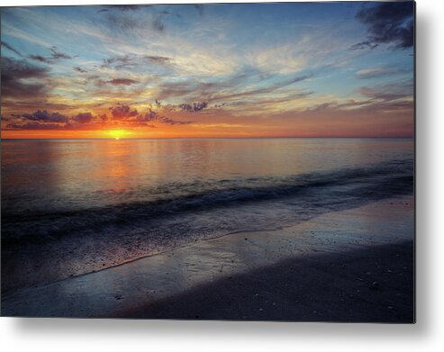 Sunset Metal Print featuring the photograph Setting Colors by Nick Shirghio