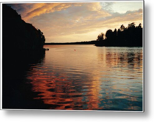 Sunset Metal Print featuring the photograph Setting Sun by Patricia Hiltz