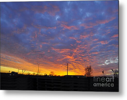 Red Sky Metal Print featuring the photograph Sky on Fire by Dejan Jovanovic