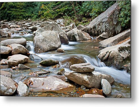 Great Smoky Mountains Metal Print featuring the photograph Smoky Mountain Streams by Angie Schutt