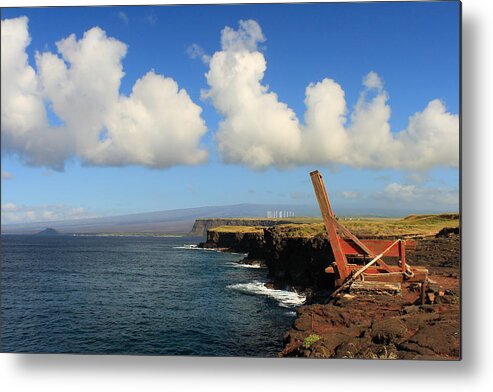 Scott Rackers Metal Print featuring the photograph South Point Hawaii Boat Hoist by Scott Rackers