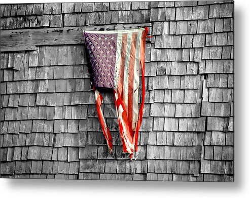 Flag Metal Print featuring the photograph State of The Union by Cathy Kovarik