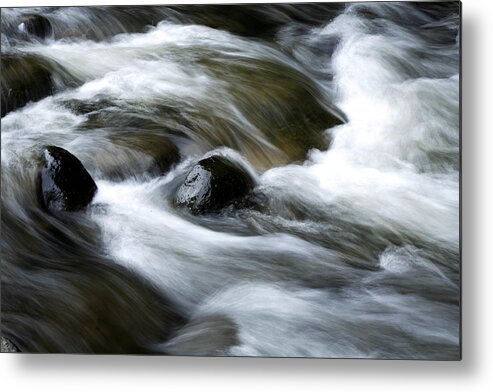 Brook Metal Print featuring the photograph Stream by Les Cunliffe