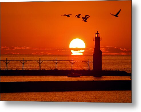 Lighthouse Metal Print featuring the photograph Summer Escape by Bill Pevlor