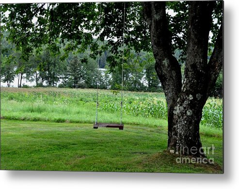 Swing Metal Print featuring the photograph Summer Swing by John Black