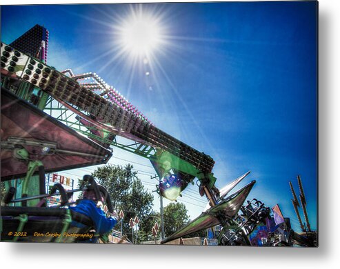 Sky Metal Print featuring the photograph Sunny at the Fair by Dan Crosby