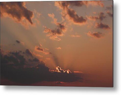 Sunrise Metal Print featuring the photograph Sunrise In The Clouds by Kim Galluzzo Wozniak