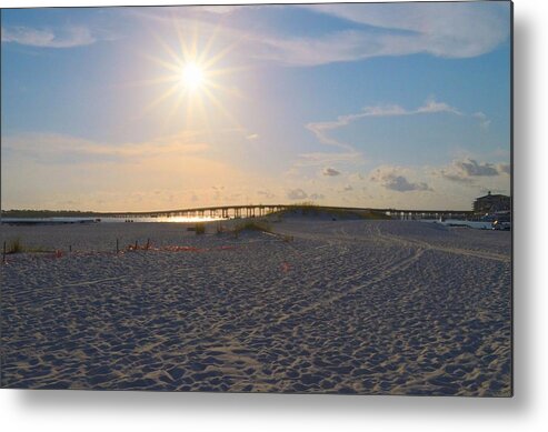 Sunset Metal Print featuring the photograph Sunset in Destin by David Morefield