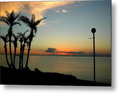 Sunset Metal Print featuring the photograph Sunset Over Tampa Bay by Carolyn Marshall