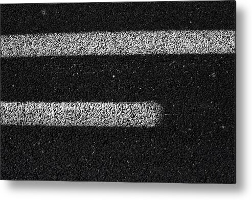 Tarmac Metal Print featuring the photograph Tarmac lines by Atom Crawford