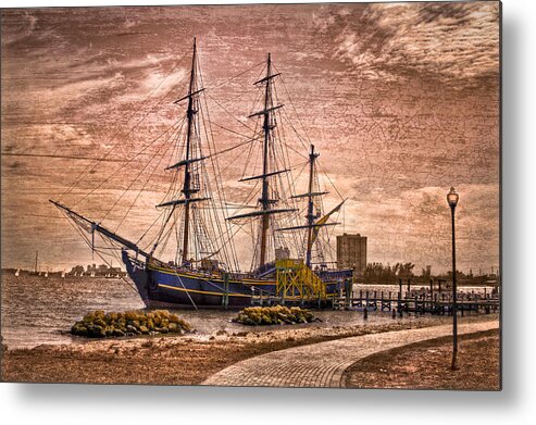 Boats Metal Print featuring the photograph The Bounty by Debra and Dave Vanderlaan