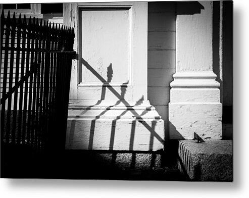 Architecture Metal Print featuring the photograph Iron fence by Vintage Pix