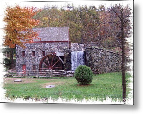 Gris Mill Metal Print featuring the photograph The Gris Mill by Kim Galluzzo Wozniak