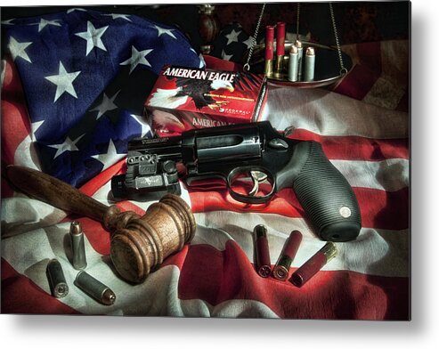 Gun Metal Print featuring the photograph The Judge by Tom Mc Nemar