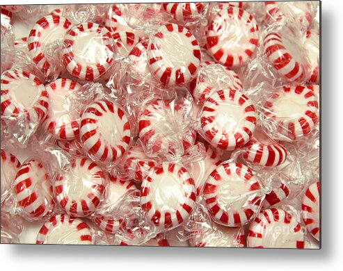 Peppermint Candy Metal Print featuring the photograph The Land Of Peppermint Candy by Andee Design