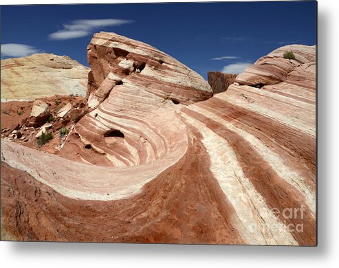 Valley Of Fire Metal Print featuring the photograph The Purple Wave by Bob Christopher