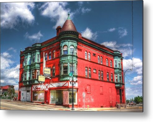 Building Metal Print featuring the photograph The Sauter Building by Dan Stone