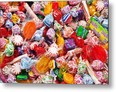 Candy Metal Print featuring the photograph The Sugar Rush 2 by Andee Design