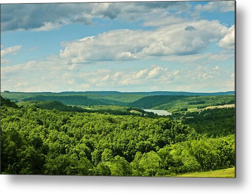 The View Goes On Metal Print featuring the photograph The View Goes On by Rachel Cohen