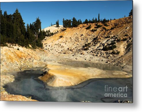 Lassen Volcanic National Park Metal Print featuring the photograph Thermal Pools by Adam Jewell