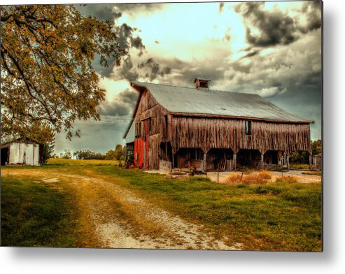 Barn Metal Print featuring the photograph This Old Barn by Bill and Linda Tiepelman