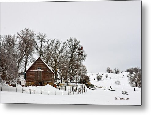 Barns Metal Print featuring the photograph Time To Do the Chores by Ed Peterson