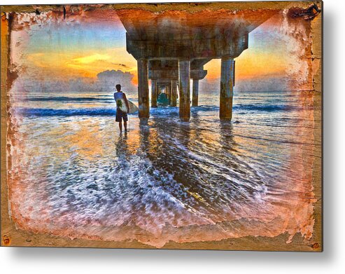 Delray Metal Print featuring the photograph Treasure Hunting by Debra and Dave Vanderlaan