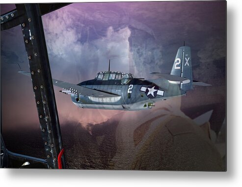Aviation Metal Print featuring the digital art Turkey Driver by Mike Ray