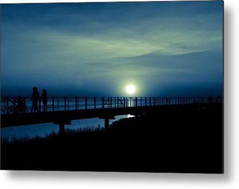 Silhouette Metal Print featuring the photograph Twilight by Jason Naudi Photography