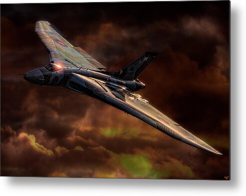 Aircraft Metal Print featuring the photograph Vulcan by Chris Lord