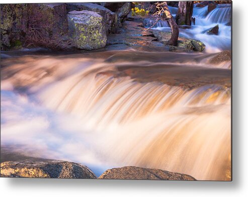 Landscape Metal Print featuring the photograph Water And Rocks by Marc Crumpler