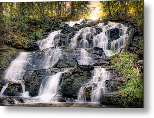 Vogel State Park Metal Print featuring the photograph Waterfall by Anna Rumiantseva